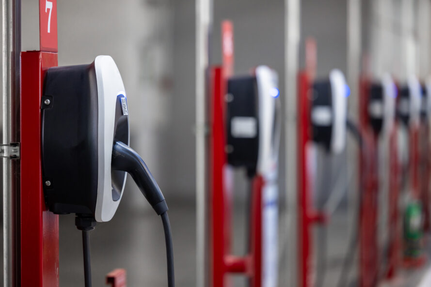 EV charging station electric car, Electric car charging station